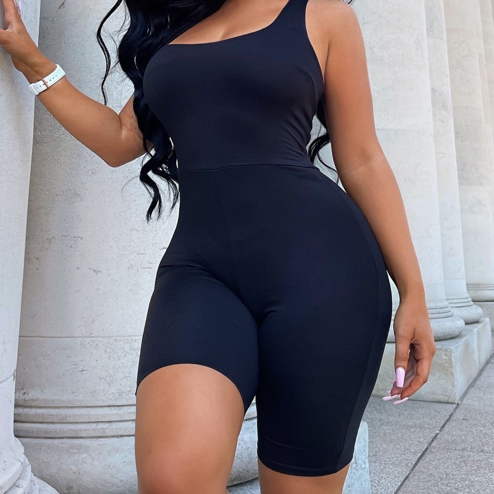 FASHION NOVA Remedy For Everything Romper Black Size Small - Picture 3 of 9